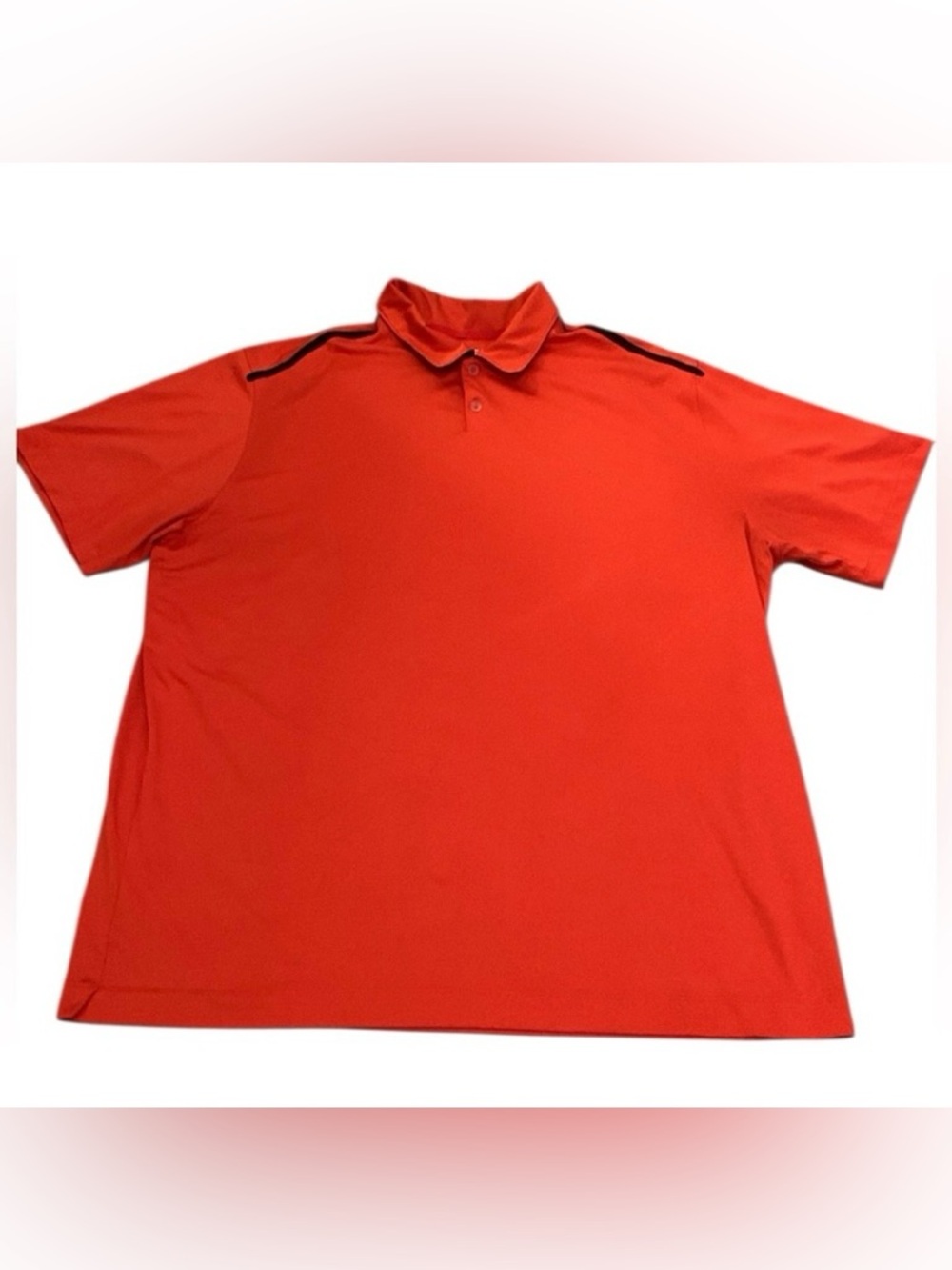 Nike Golf Tour Performance Dri-Fit Men’s Size XXL Orange Black Polo Shirt